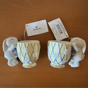Pair of Bunny Mini Tea Cups from Hallmark
